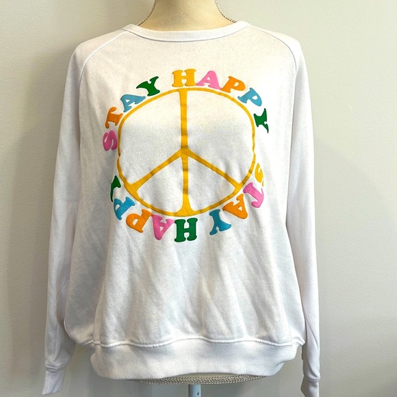 STAY HAPPY SWEATSHIRT - Picture 1 of 3